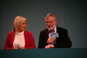 Gerry Adams und Michelle O'Neill